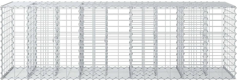 Gabioninė pakelta lova 180 x 60 x 55 cm Galvanizuotas plienas