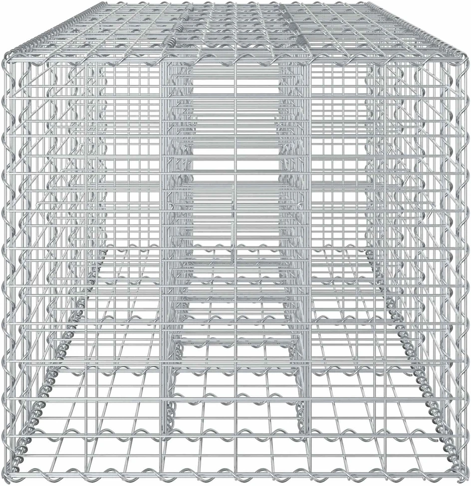Gabioninė pakelta lova 180 x 60 x 55 cm Galvanizuotas plienas