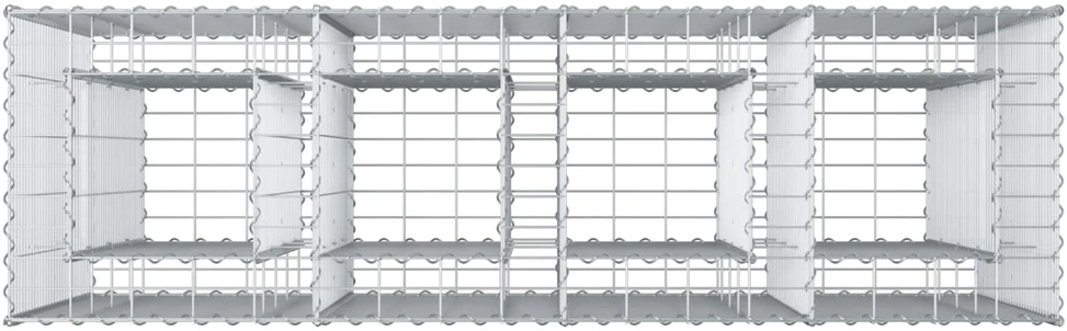 Gabioninė pakelta lova 2 vnt. 170 x 50 x 150 cm