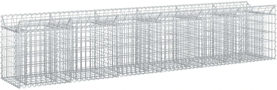 Gabioninė pakelta lova 2 vnt. 300 x 50 x 60 cm