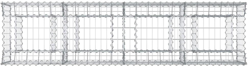 Gabioninė pakelta lova 200 x 50 x 60 cm Galvanizuotas plienas