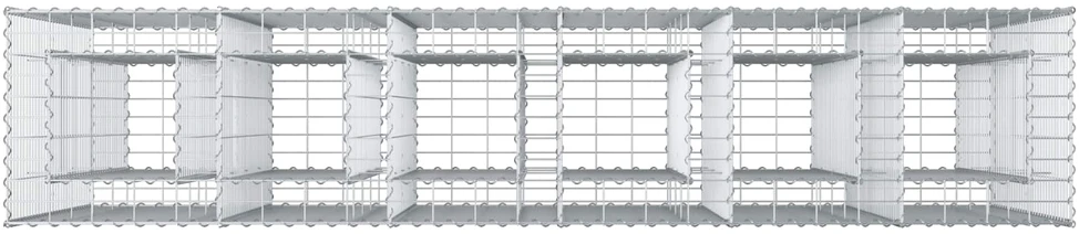 Gabioninė pakelta lova 3 vnt. 250 x 50 x 150 cm