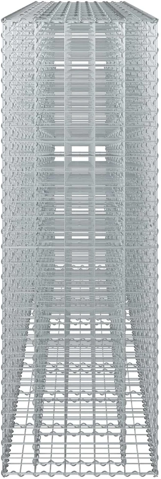 Gabioninė pakelta lova 4 vnt. 330 x 50 x 150 cm