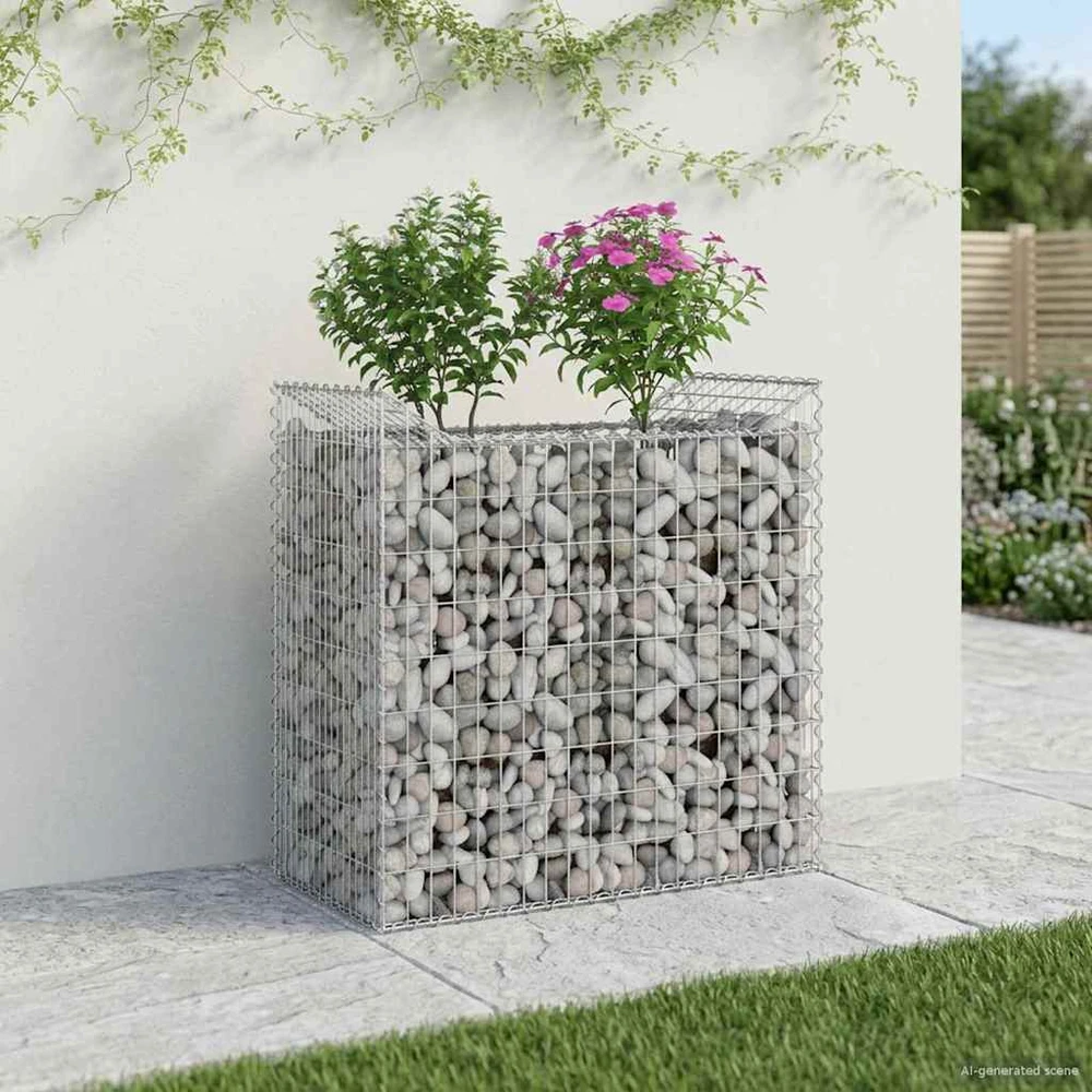 Gabioninė pakelta lova 50 x 100 x 100 cm Galvanizuotas plienas