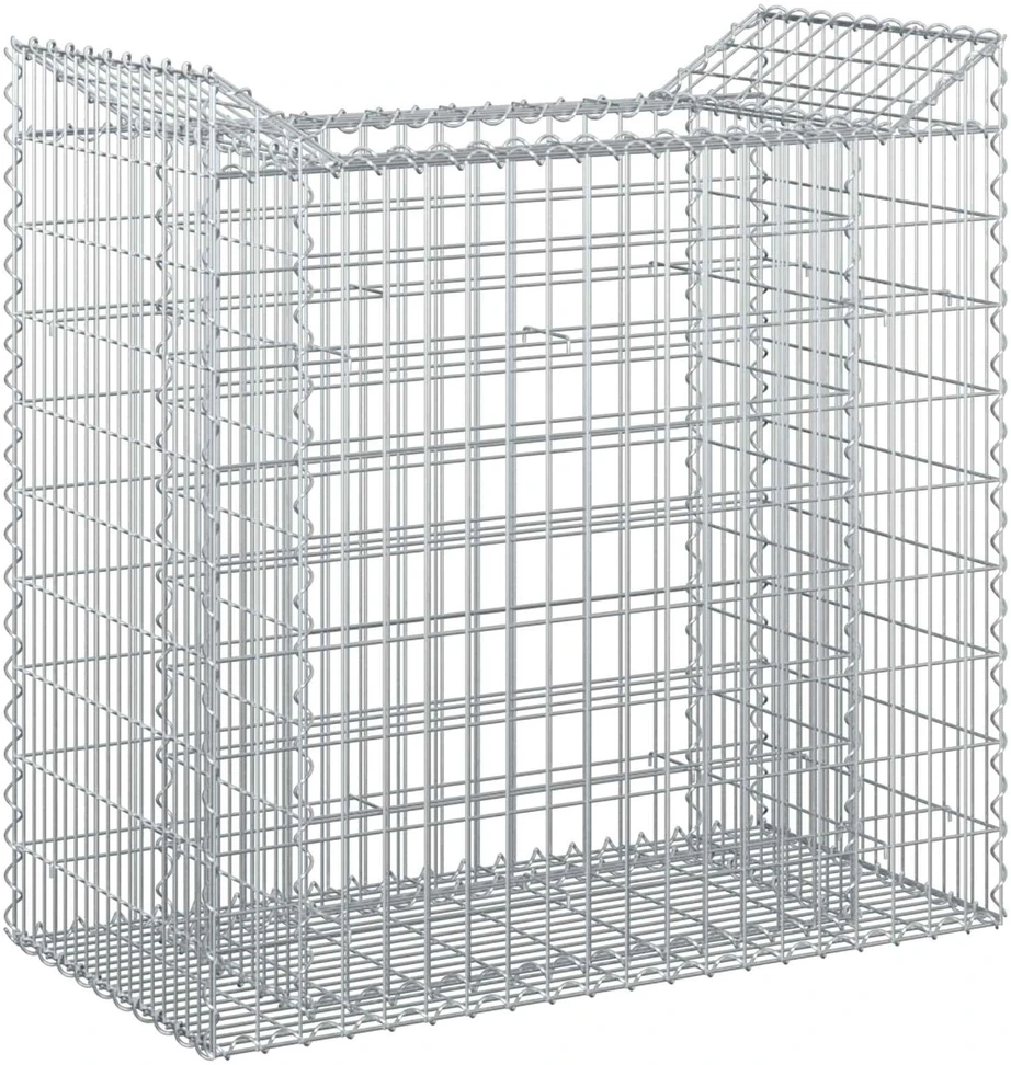 Gabioninė pakelta lova 50 x 100 x 100 cm Galvanizuotas plienas
