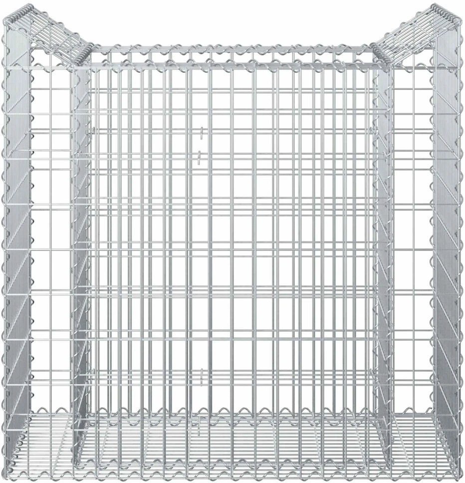 Gabioninė pakelta lova 50 x 100 x 100 cm Galvanizuotas plienas