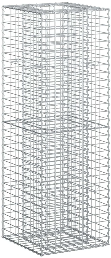 Gabioninė pakelta lova 50 x 50 x 150 cm Galvanizuotas plienas