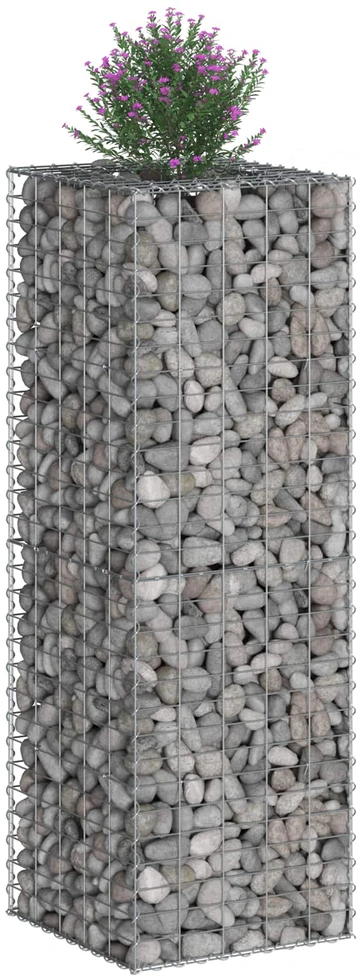 Gabioninė pakelta lova 50 x 50 x 150 cm Galvanizuotas plienas