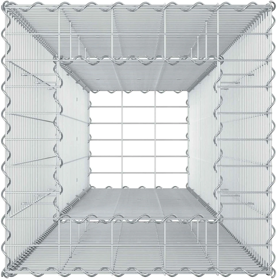 Gabioninė pakelta lova 50 x 50 x 150 cm Galvanizuotas plienas