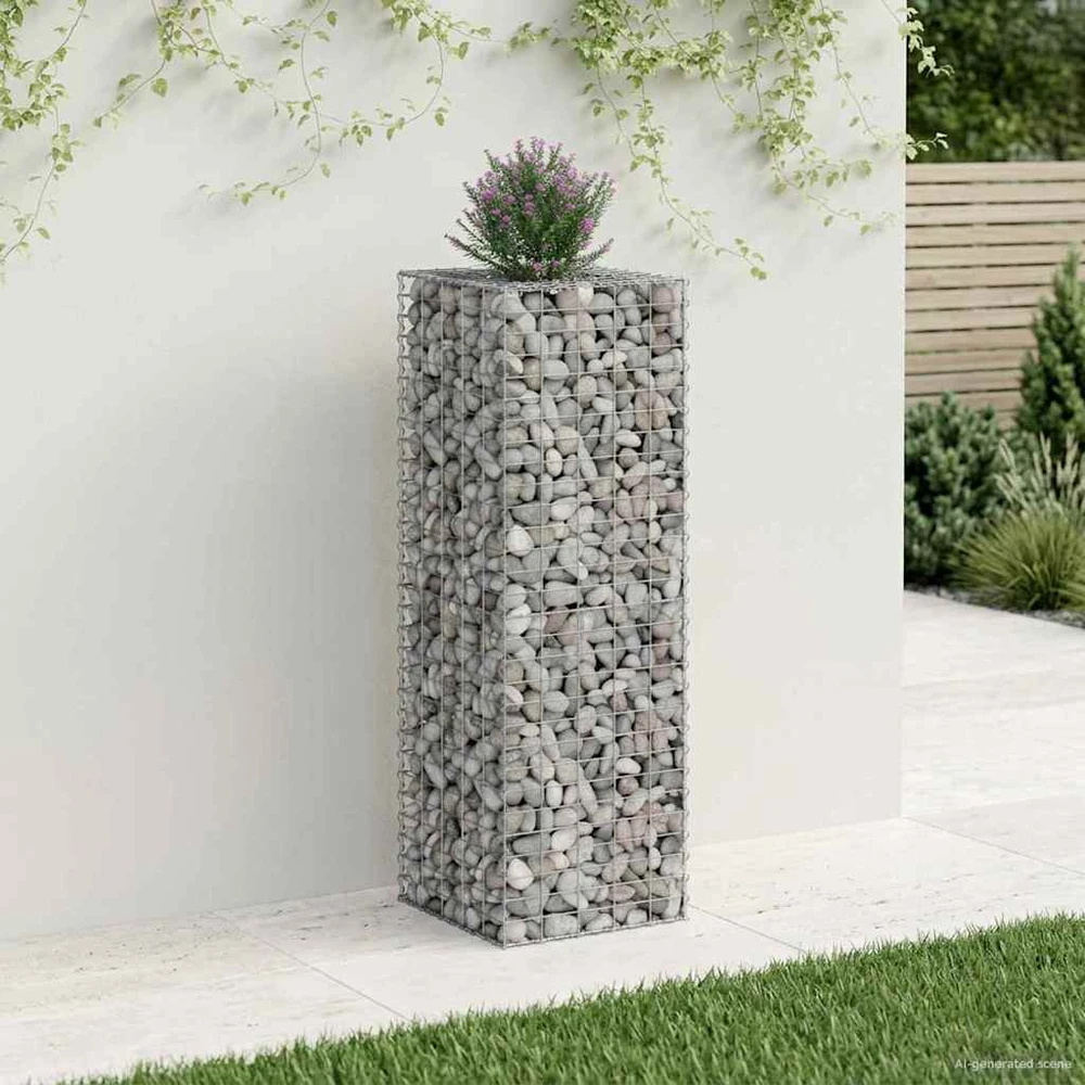 Gabioninė pakelta lova 50 x 50 x 150 cm Galvanizuotas plienas