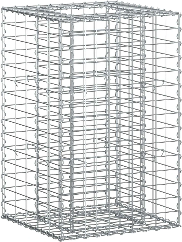 Gabioninė pakelta lova 50 x 50 x 80 cm Galvanizuotas plienas