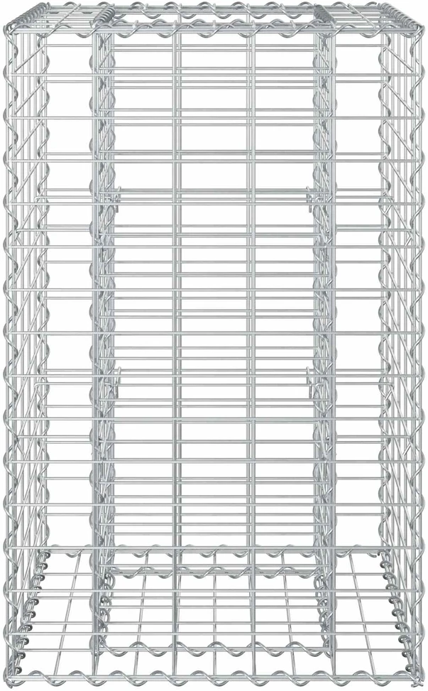 Gabioninė pakelta lova 50 x 50 x 80 cm Galvanizuotas plienas