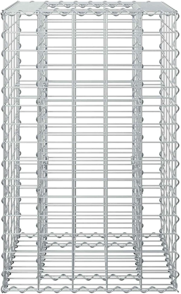 Gabioninė pakelta lova 50 x 50 x 80 cm Galvanizuotas plienas