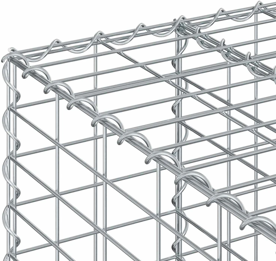 Gabioninė pakelta lova 60 x 60 x 55 cm Galvanizuotas plienas