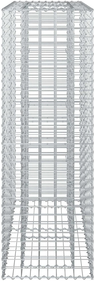 Gabioninė pakelta lova 90 x 50 x 150 cm Galvanizuotas plienas