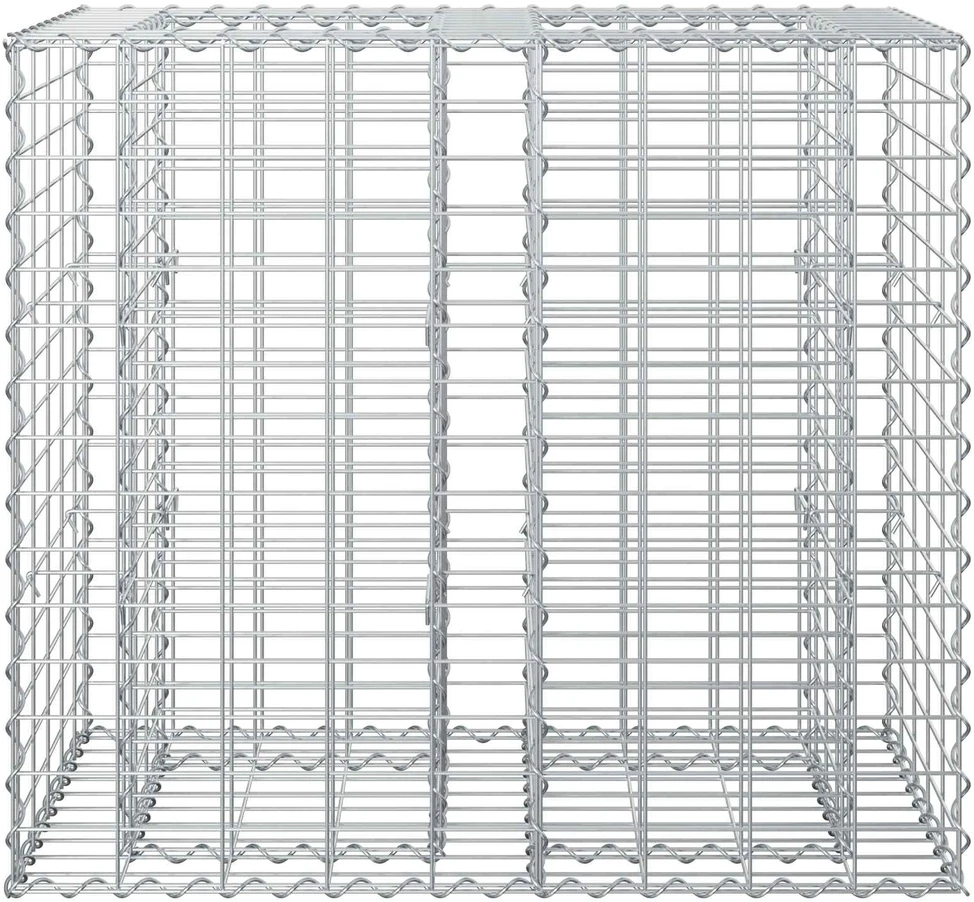 Gabioninė pakelta lova 90 x 50 x 80 cm Galvanizuotas plienas