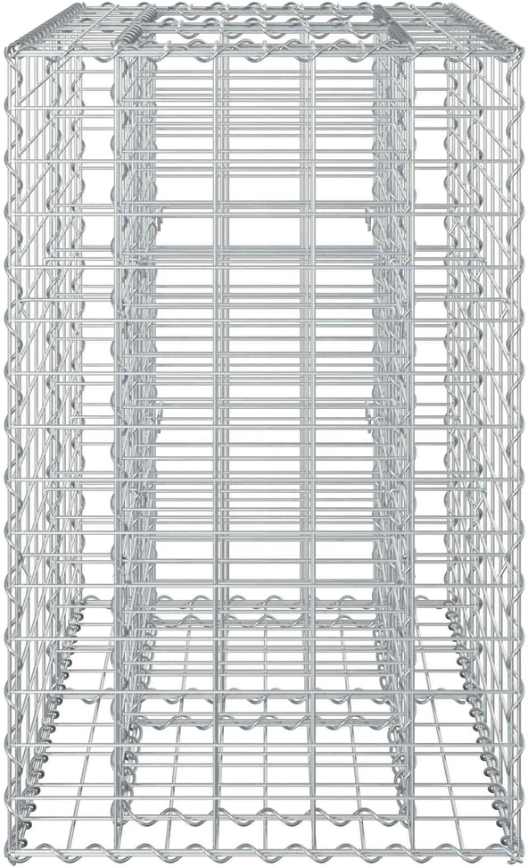 Gabioninė pakelta lova 90 x 50 x 80 cm Galvanizuotas plienas