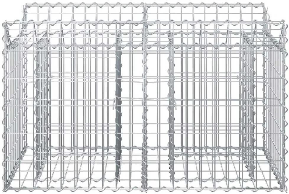 Gabioninė pakelta lova 100 x 50 x 60 cm Galvanizuotas plienas