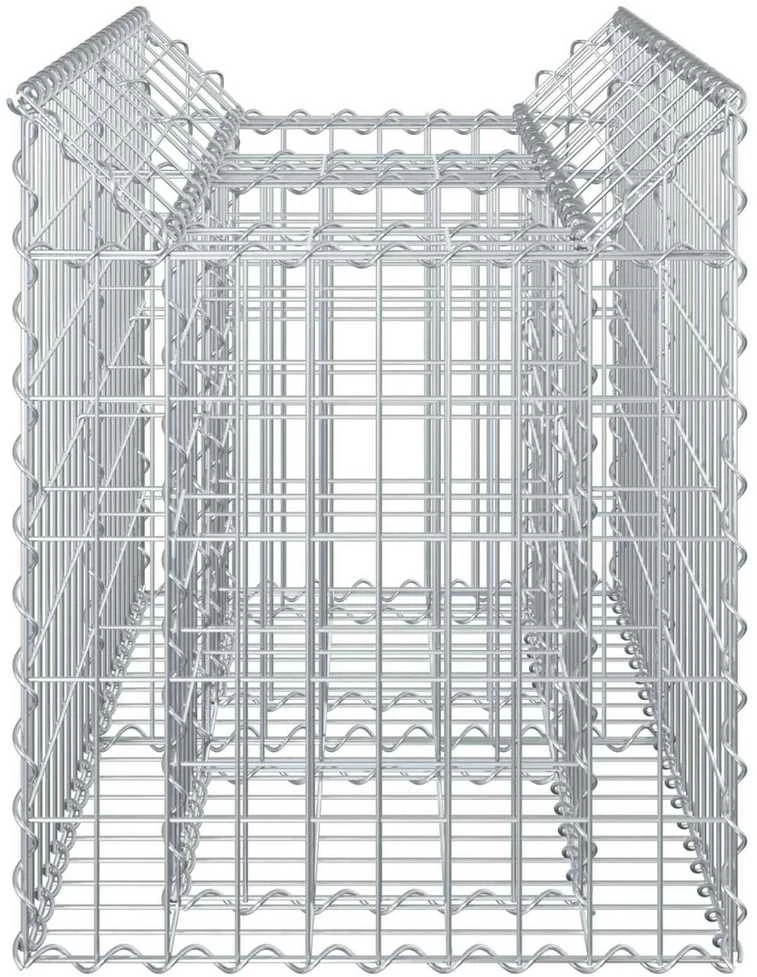 Gabioninė pakelta lova 100 x 50 x 60 cm Galvanizuotas plienas