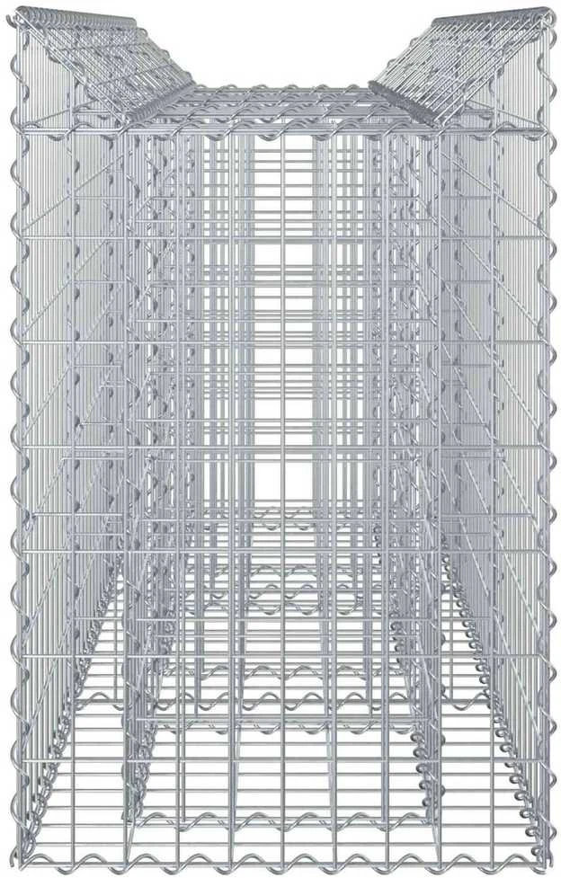 Gabioninė pakelta lova 150 x 50 x 80 cm Galvanizuotas plienas
