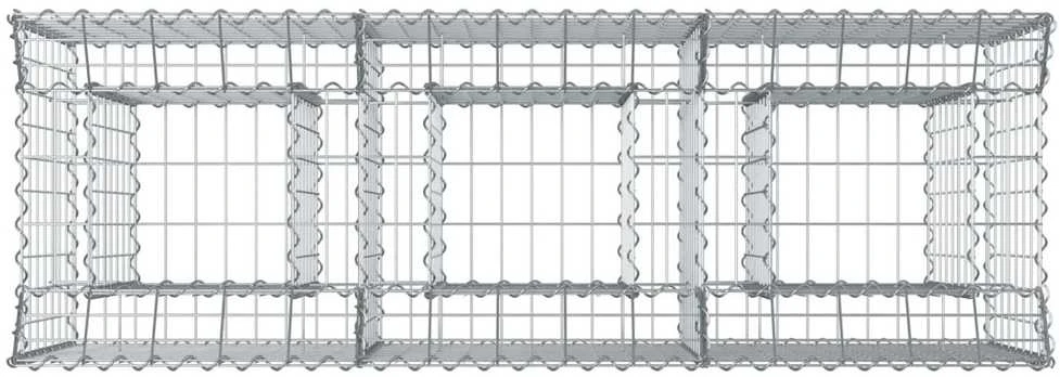 Gabioninė pakelta lova 150 x 50 x 80 cm Galvanizuotas plienas