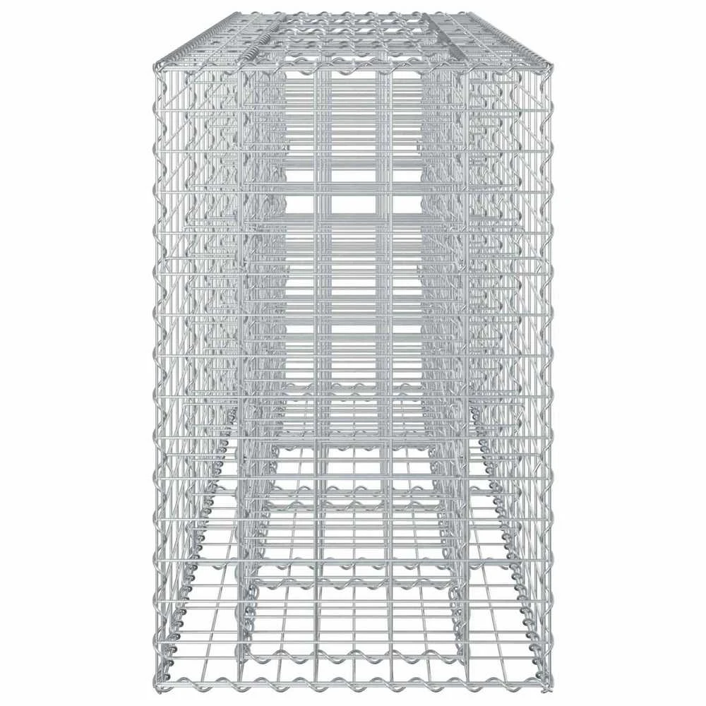 Gabioninė pakelta lova 170 x 50 x 80 cm Galvanizuotas plienas