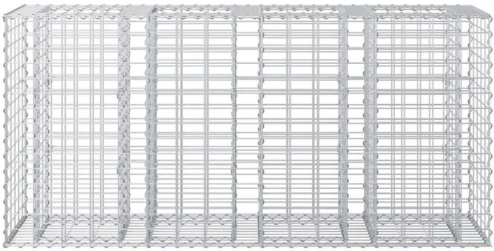 Gabioninė pakelta lova 170 x 50 x 80 cm Galvanizuotas plienas