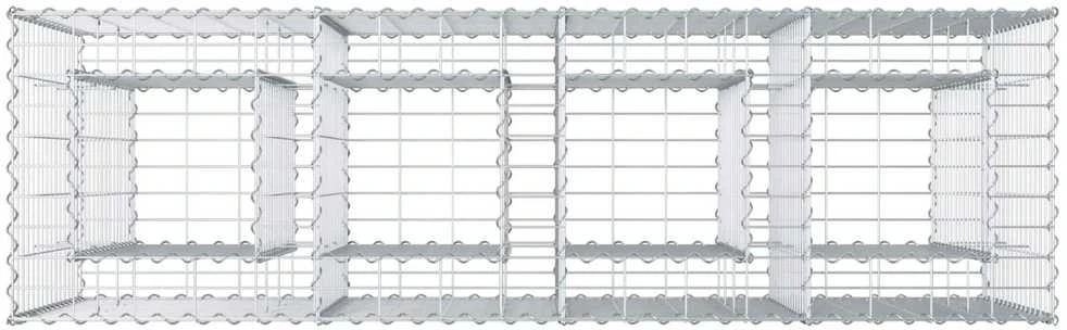 Gabioninė pakelta lova 170 x 50 x 80 cm Galvanizuotas plienas