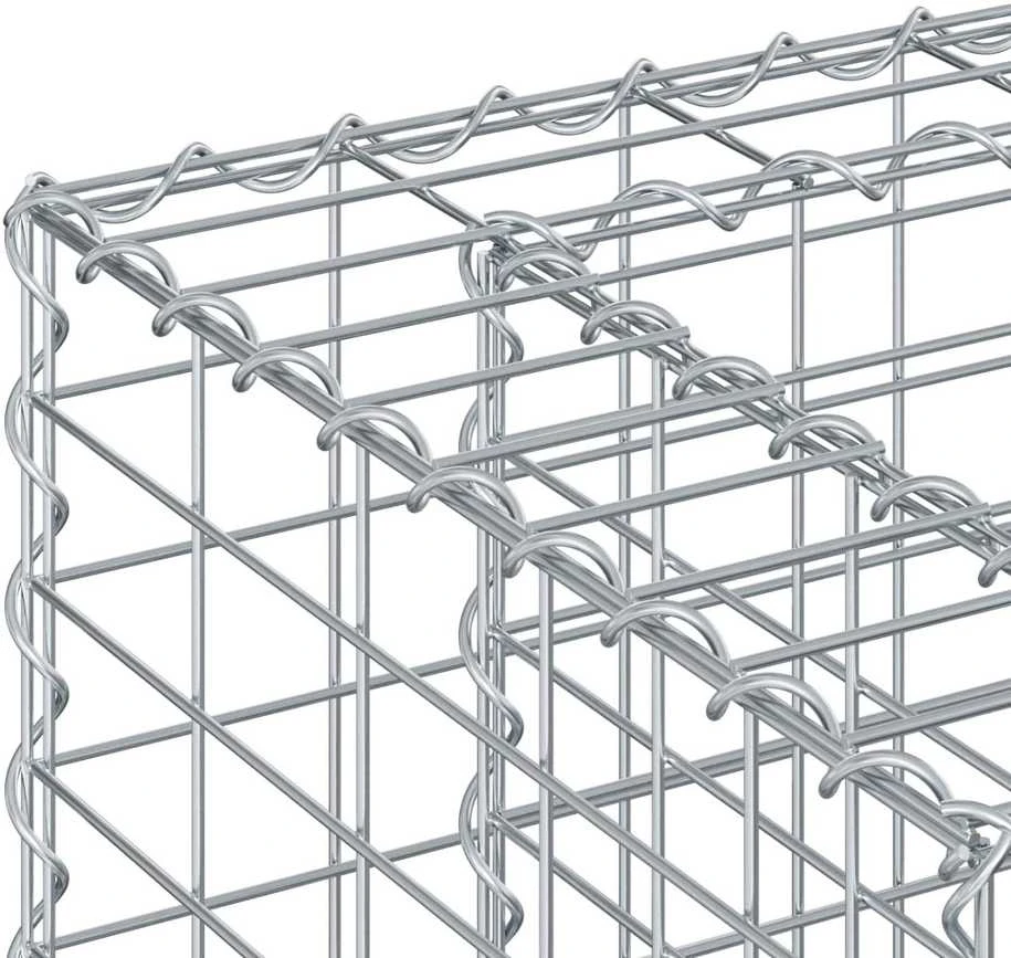 Gabioninė pakelta lova 170 x 50 x 80 cm Galvanizuotas plienas