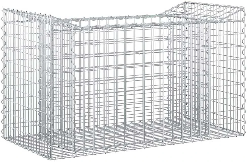 Gabioninė pakelta lova 50 x 100 x 60 cm Galvanizuotas plienas