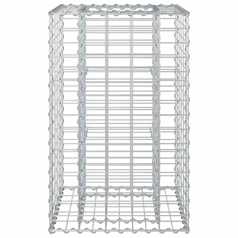 Gabioninė pakelta lova 50 x 50 x 80 cm Galvanizuotas plienas
