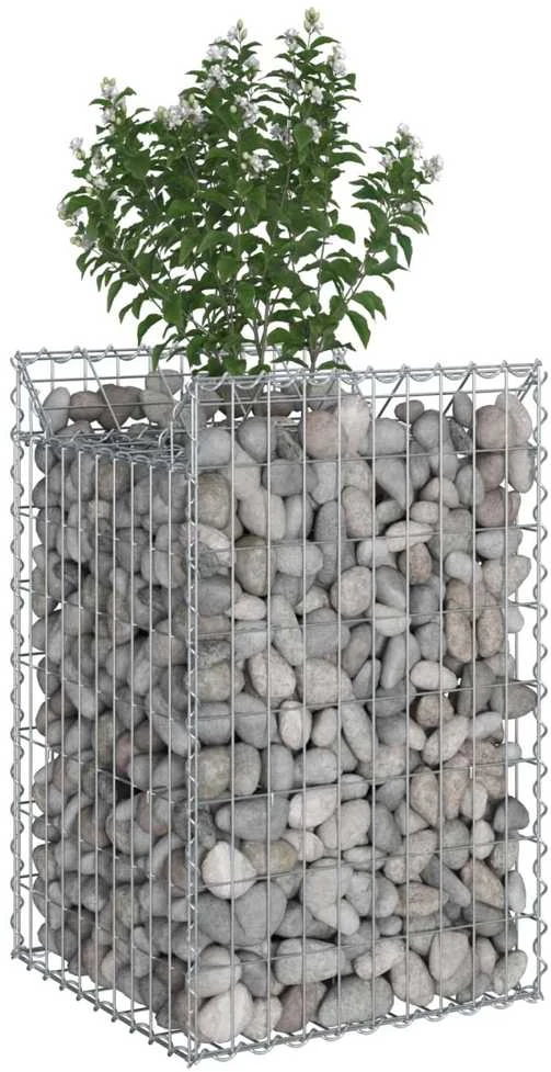 Gabioninė pakelta lova 50 x 50 x 80 cm Galvanizuotas plienas