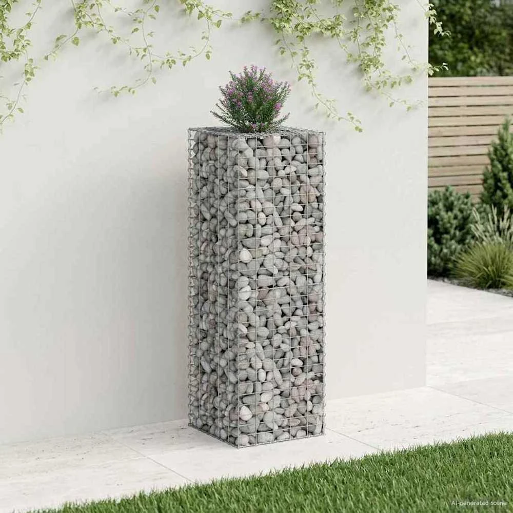 Gabioninė pakelta lova 50 x 50 x 150 cm Galvanizuotas plienas