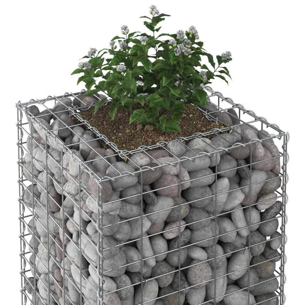 Gabioninė pakelta lova 50 x 50 x 150 cm Galvanizuotas plienas