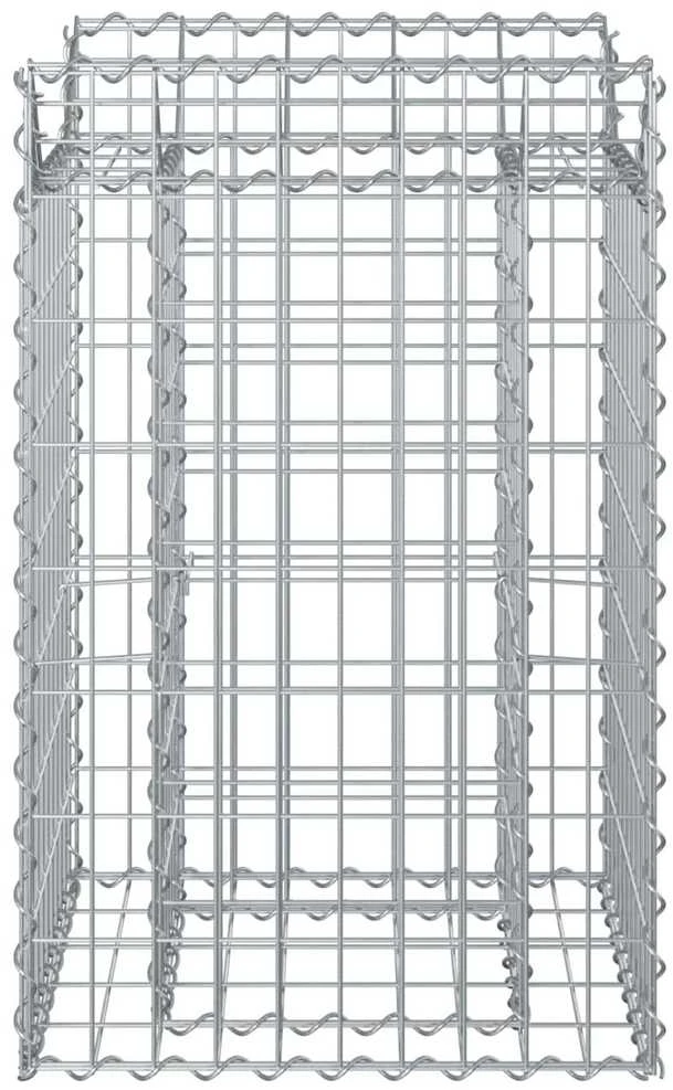 Gabioninė pakelta lova 50 x 50 x 80 cm Galvanizuotas plienas