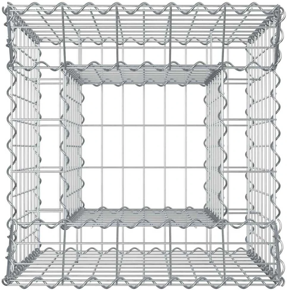 Gabioninė pakelta lova 50 x 50 x 80 cm Galvanizuotas plienas