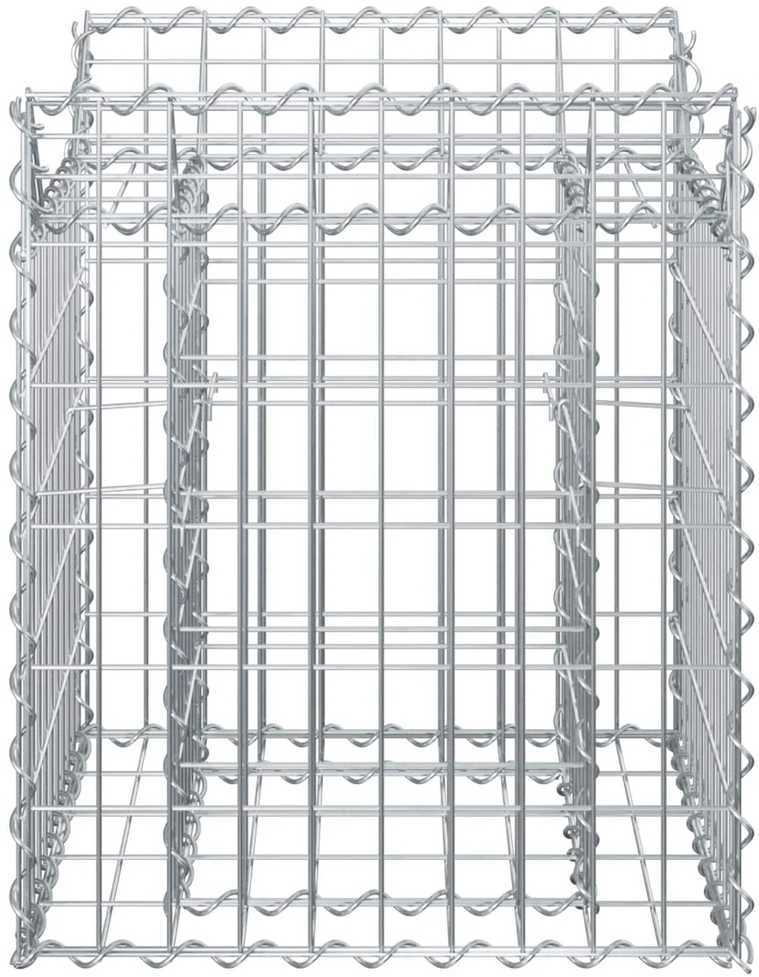 Gabioninė pakelta lova 50 x 50 x 60 cm Galvanizuotas plienas