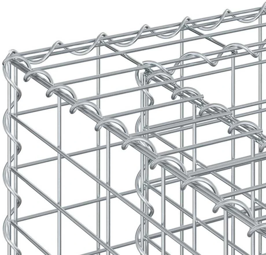 Gabioninė pakelta lova 50 x 50 x 80 cm Galvanizuotas plienas