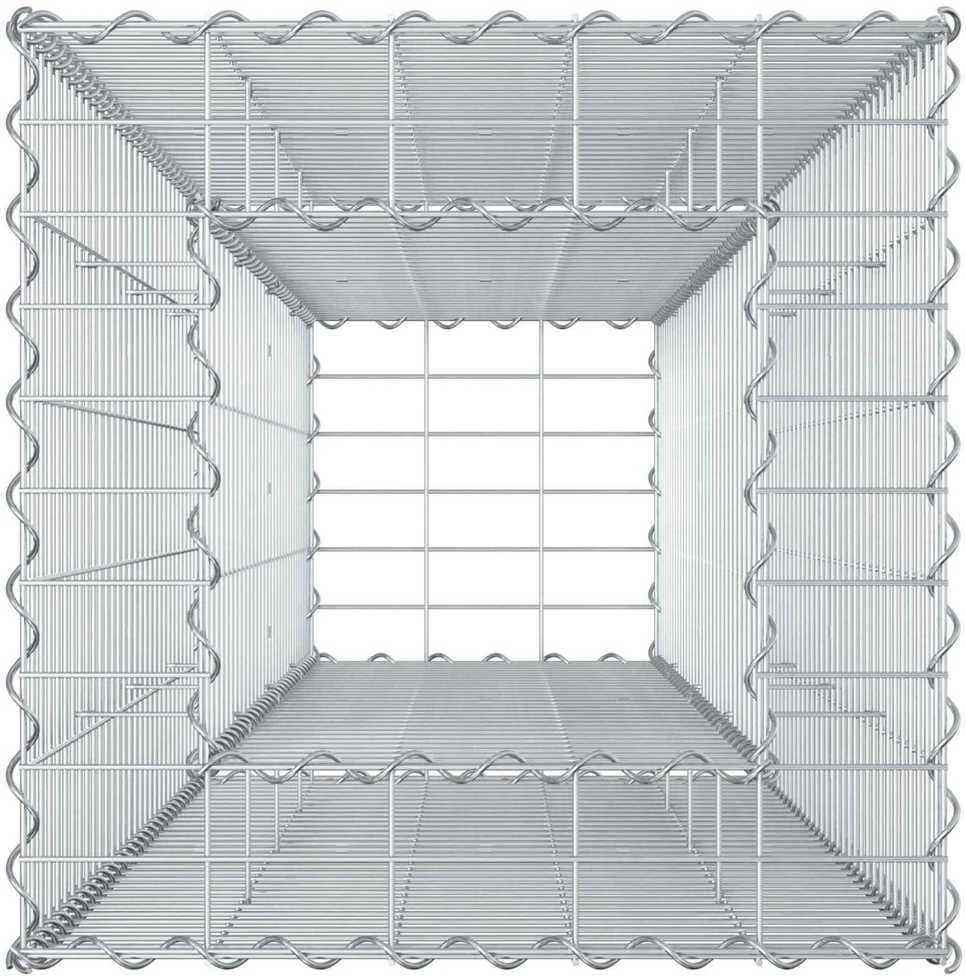 Gabioninė pakelta lova 50 x 50 x 150 cm Galvanizuotas plienas