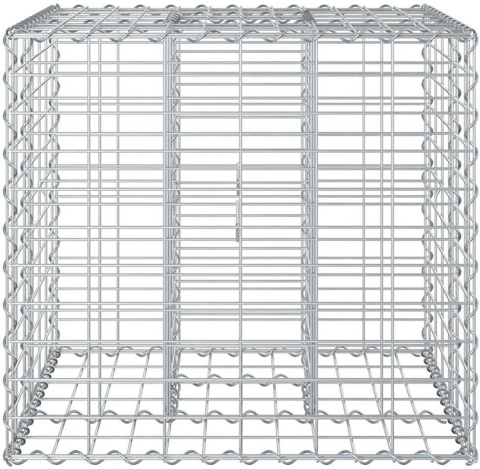 Gabioninė pakelta lova 60 x 60 x 55 cm Galvanizuotas plienas