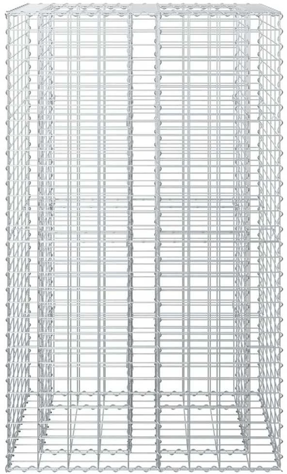 Gabioninė pakelta lova 90 x 50 x 150 cm Galvanizuotas plienas