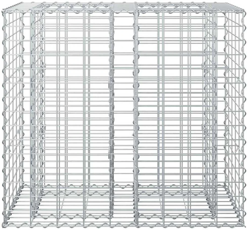 Gabioninė pakelta lova 90 x 50 x 80 cm Galvanizuotas plienas
