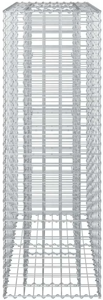 Gabioninė pakelta lova 90 x 50 x 150 cm Galvanizuotas plienas