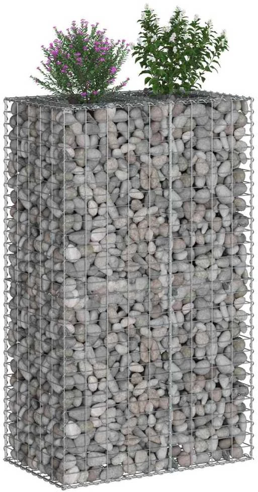 Gabioninė pakelta lova 90 x 50 x 150 cm Galvanizuotas plienas