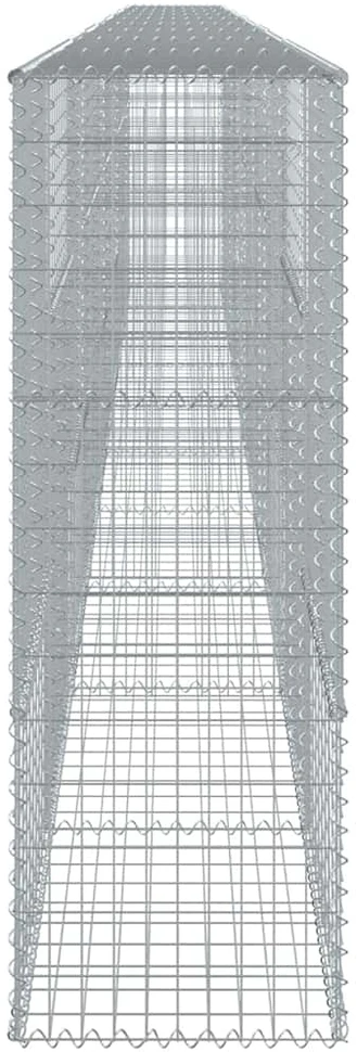 Gabiono krepšys su dangčiu, 1000x50x150cm, galvanizuota geležis