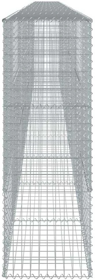 Gabiono krepšys su dangčiu, 1000x50x150cm, galvanizuota geležis