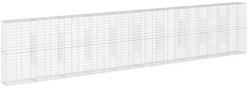Gabiono krepšys su dangčiu, 1000x50x200cm, galvanizuota geležis
