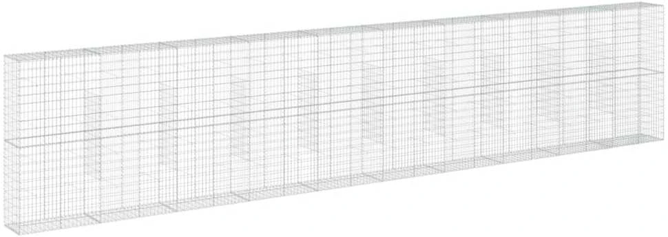 Gabiono krepšys su dangčiu, 1000x50x200cm, galvanizuota geležis