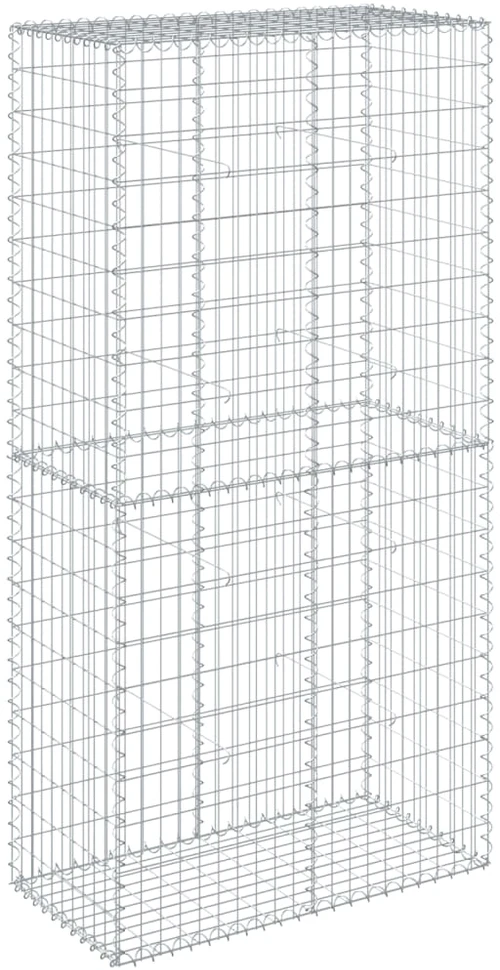 Gabiono krepšys su dangčiu, 100x50x200cm, galvanizuota geležis