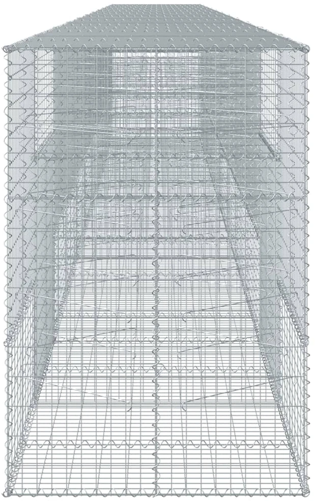 Gabiono krepšys su dangčiu, 1100x100x150cm, geležis